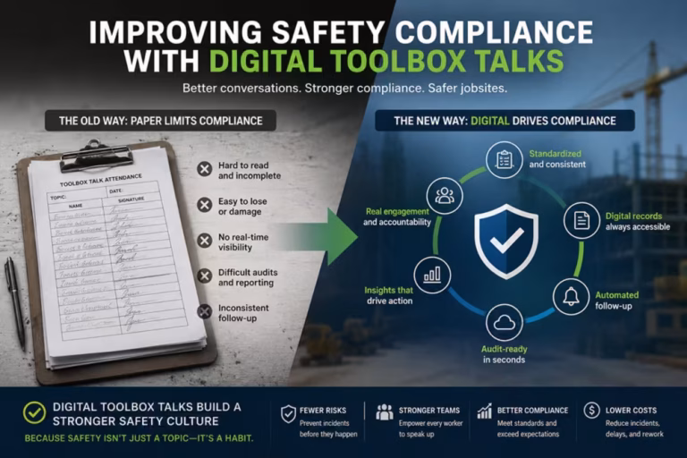 Comparing paper toolbox talks to digital toolbox talks
